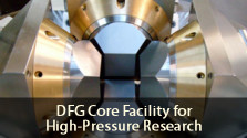 DFG Core Facility for High Pressure Research